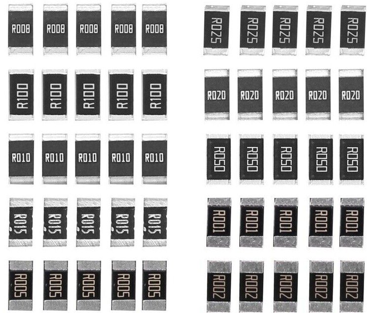 SMD Resistors — salvaged, quality-tested surface-mount resistors
